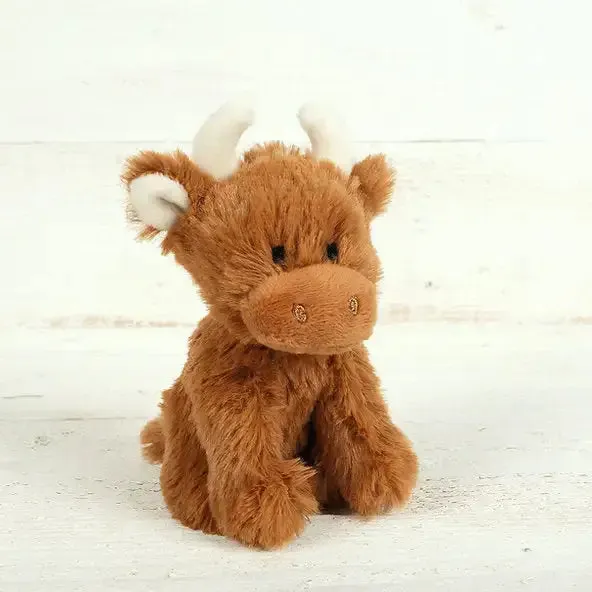 Highland Cow Large Teddy - Brown 30cm OR 13cm - Assorted Sizes