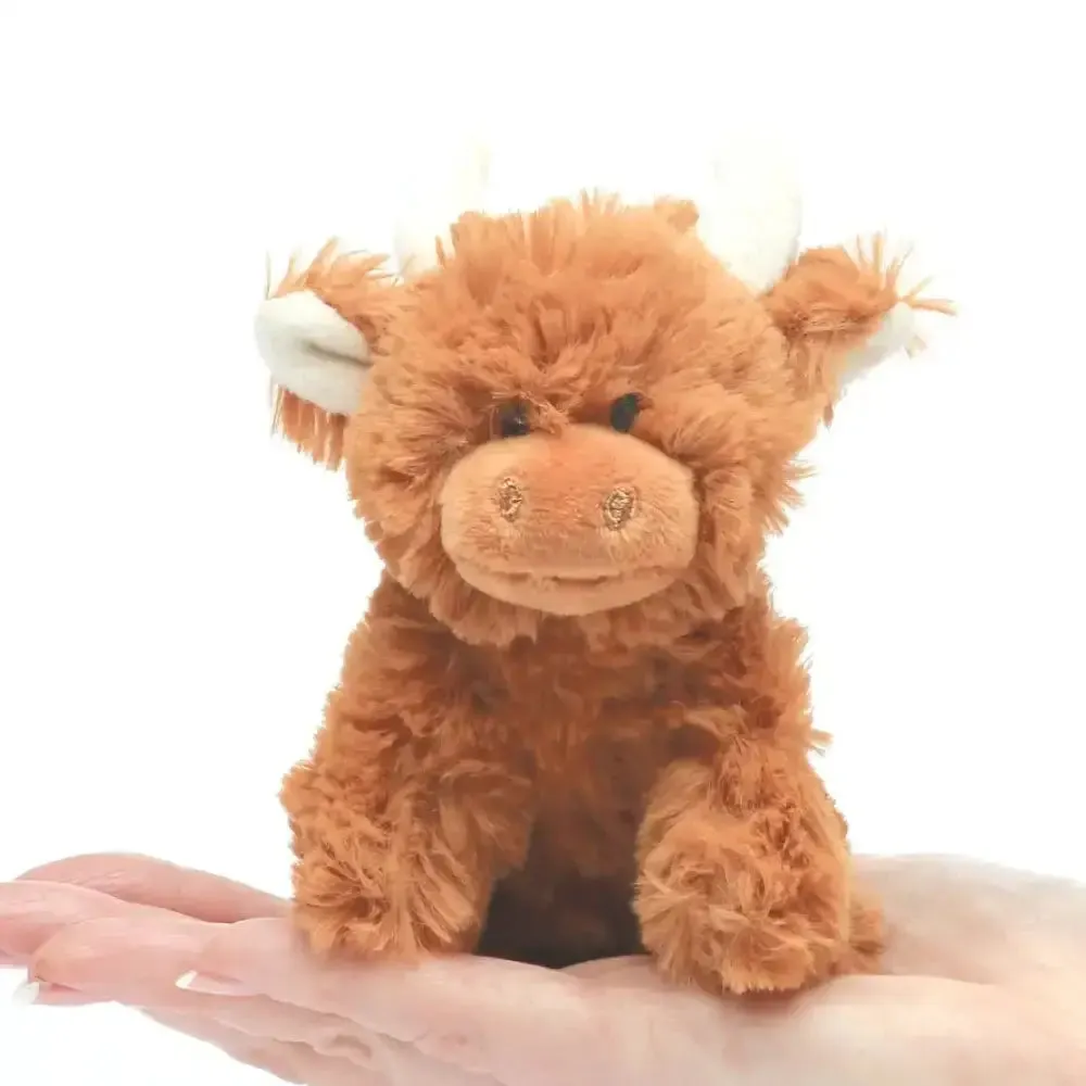 Highland Cow Large Teddy - Brown 30cm OR 13cm - Assorted Sizes