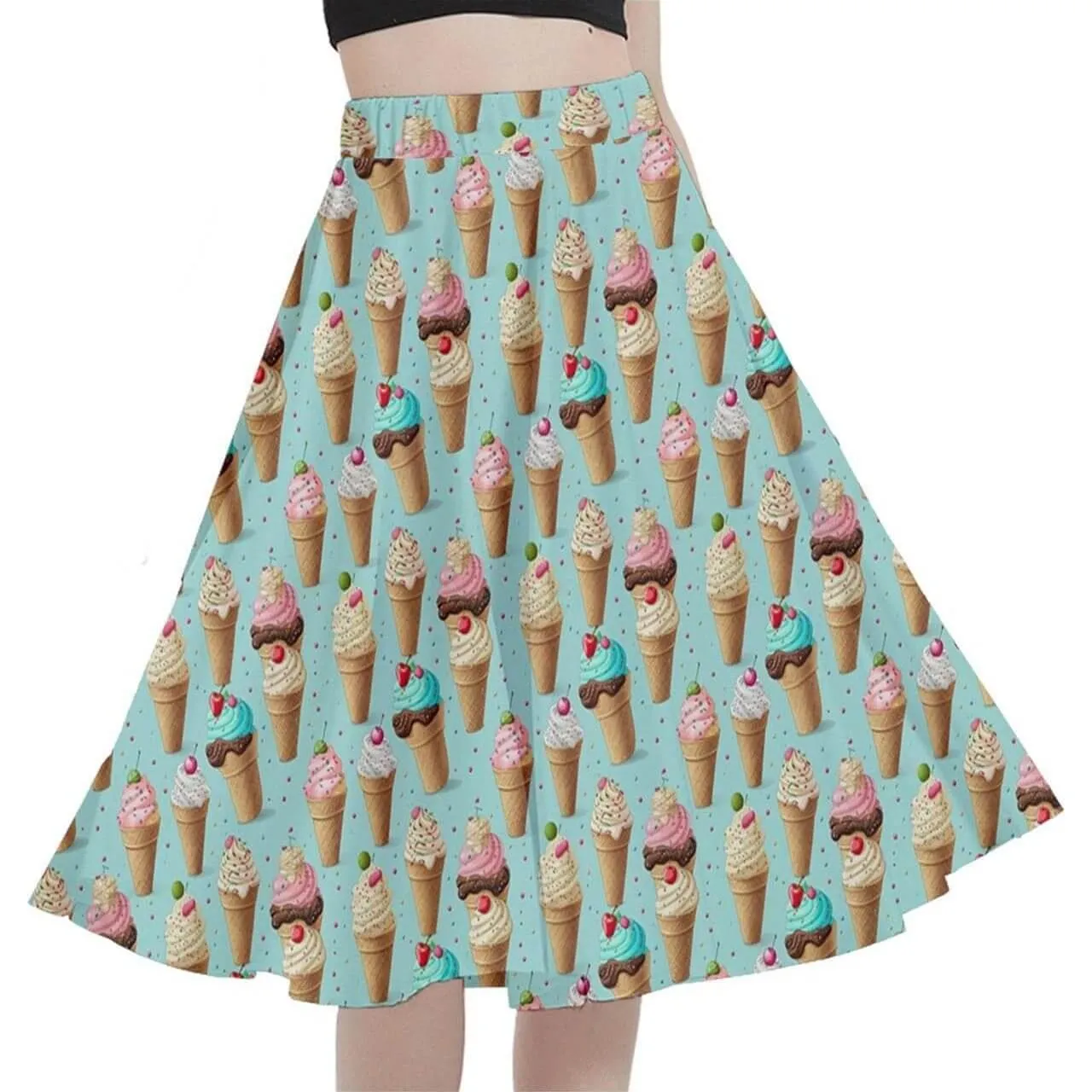 Ice Cream Sprinkles Full Circle Skirt