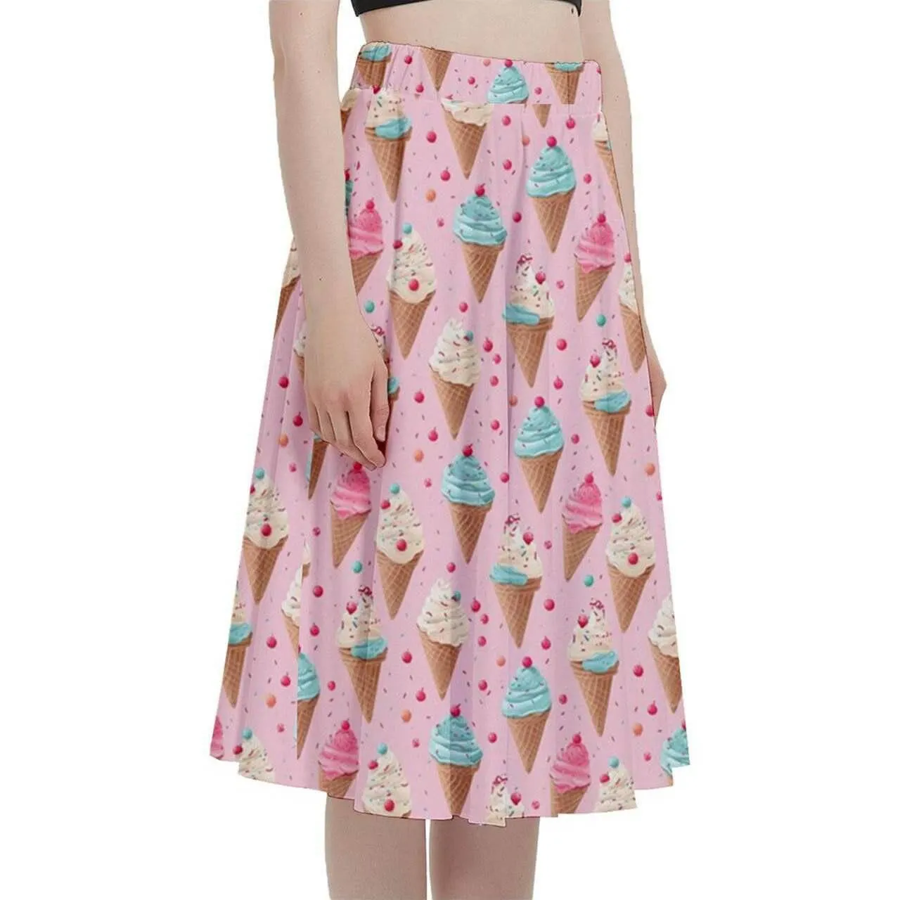 Ice Cream Sprinkles Full Circle Skirt