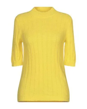 Jil Sander Women Turtleneck Yellow 10 UK