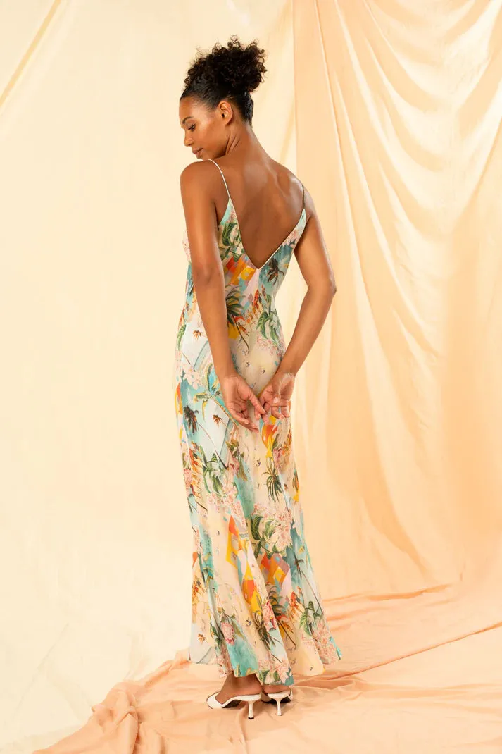 KACHEL - Lia Maxi Slip Dress