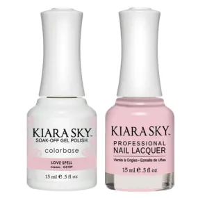 Kiara Sky All-in-One Gel   Polish Duo - 5109 Love Spell