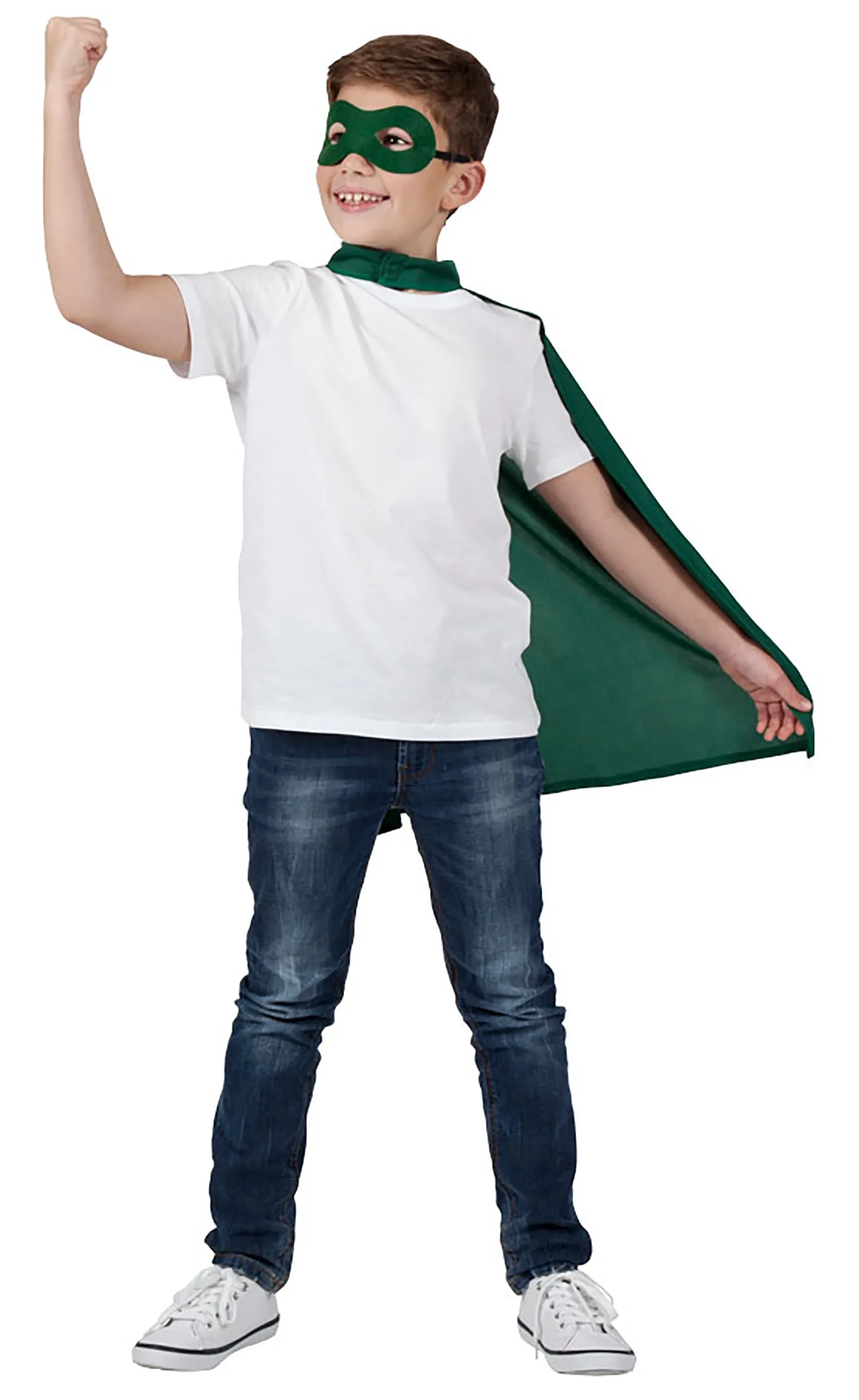 Kids Green Superhero Cape