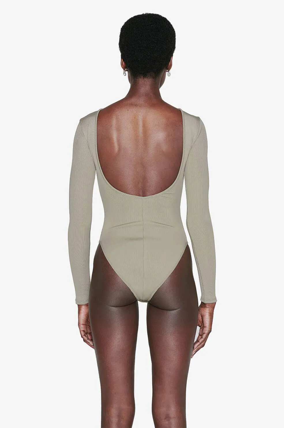 LANE BODYSUIT - KHAKI