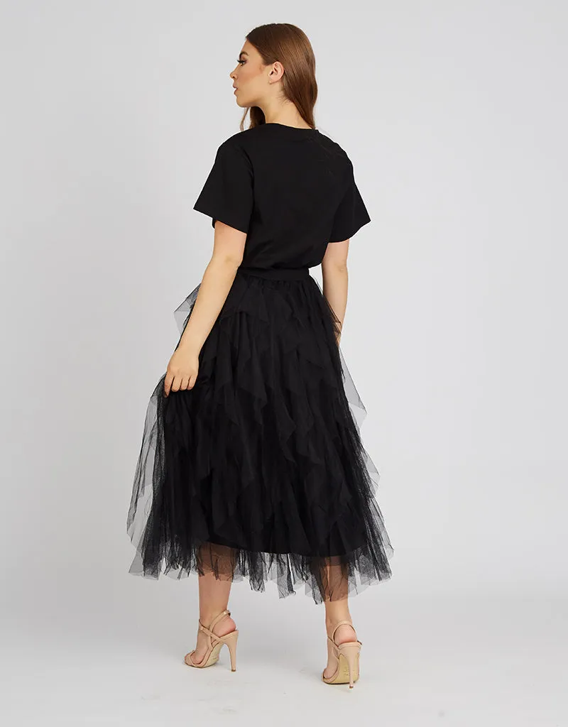 Layered Tulle Skirt