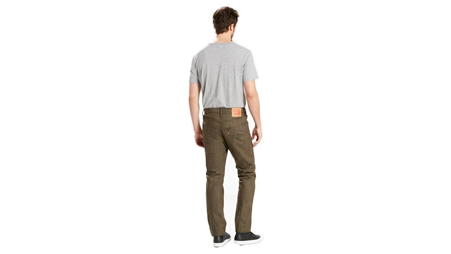 Levi's Men's 501 Original Fit Jean Carbon Green