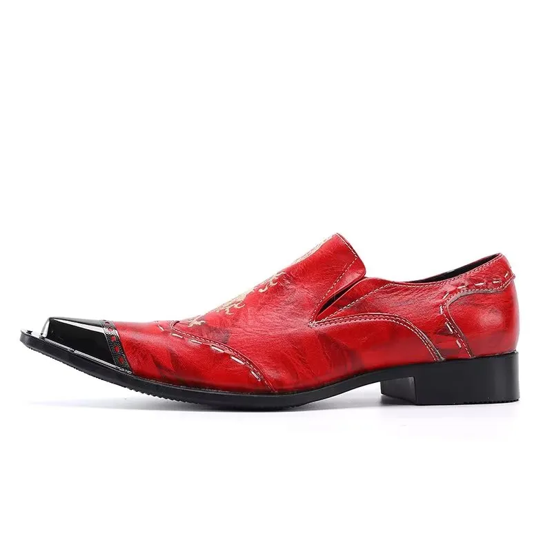 LuxLeather Exotic Slip-on Dress Shoes