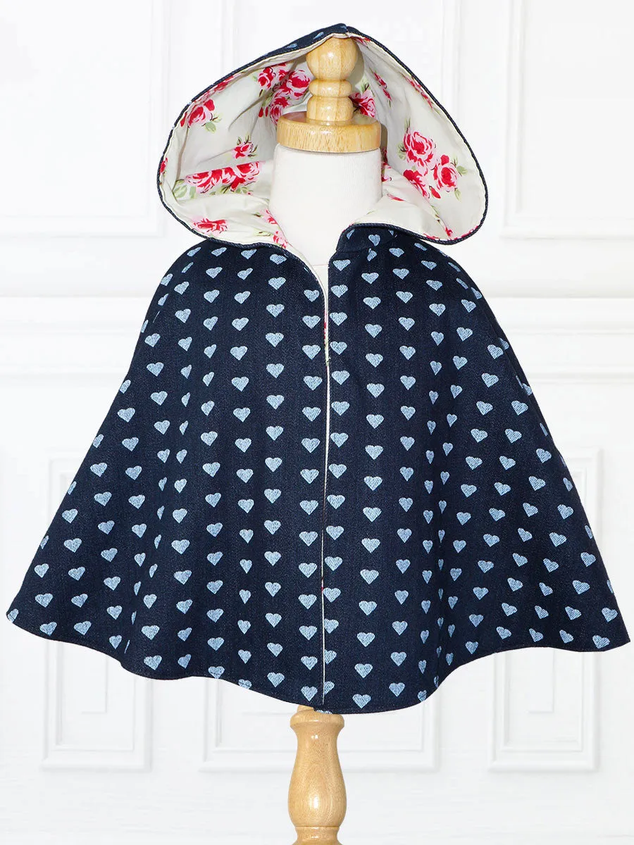 MAISIE - Girls Reversible Cape Pattern