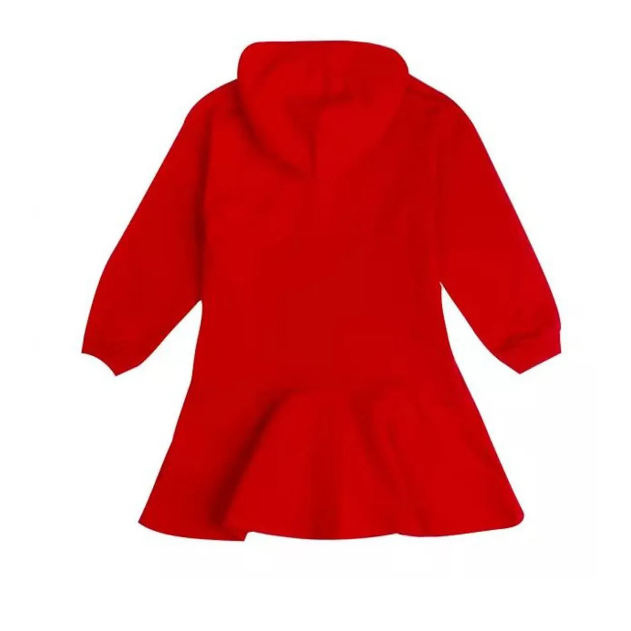 Moschino Kids Red Hooded Dress