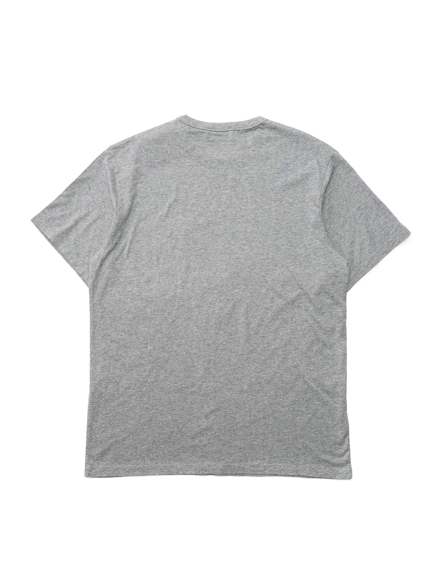 M_TEE-SHIRT TRICOLOR FOX PATCH_GREY MELANGE