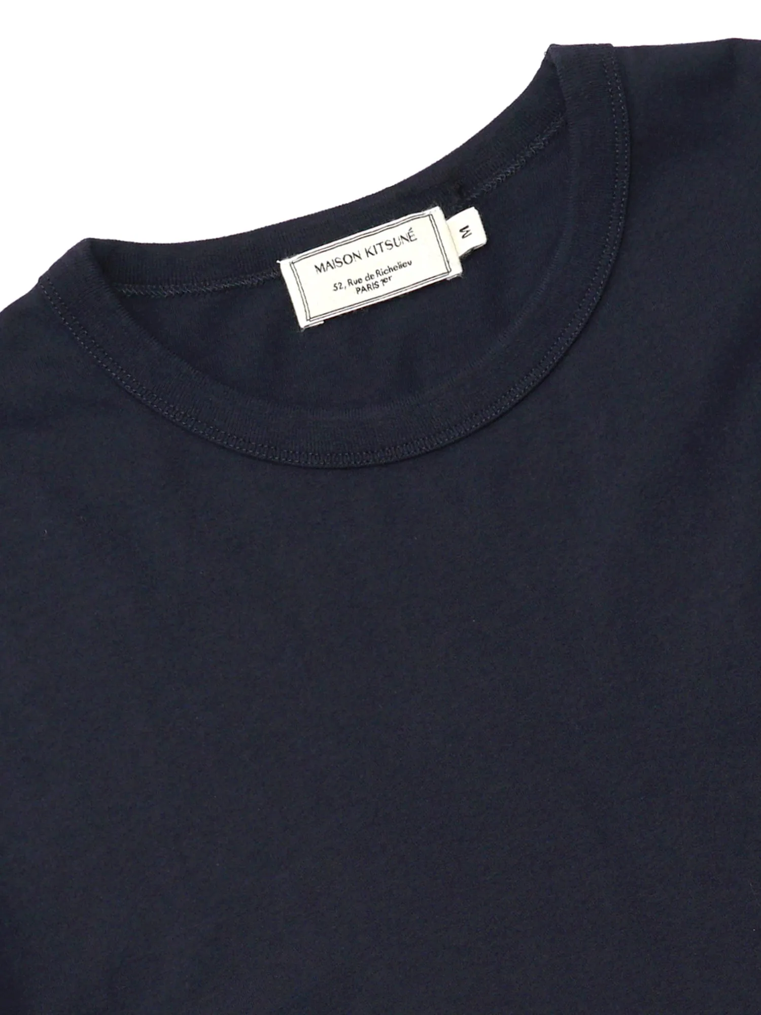 M_TEE-SHIRT TRICOLOR FOX PATCH_NAVY