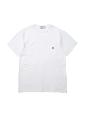 M_TEE-SHIRT TRICOLOR FOX PATCH_WHITE