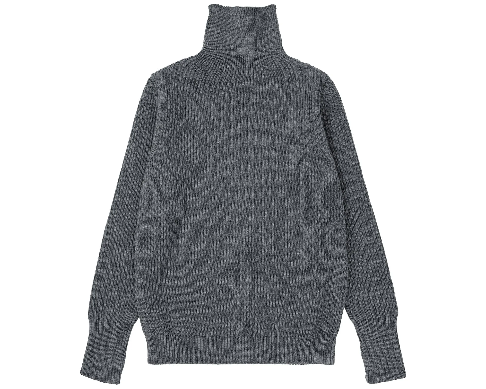 Navy Turtleneck Grey