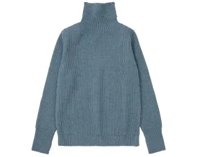 Navy Turtleneck Light Indigo