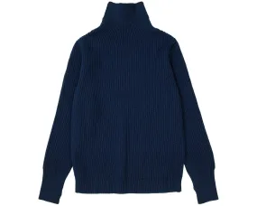 Navy Turtleneck Royal Blue