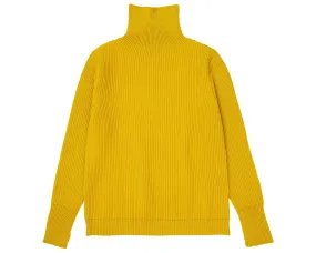 Navy Turtleneck Yellow