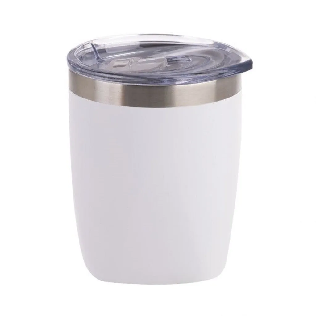 Oasis Double Wall Old Fashioned Tumbler 300ml - Matte White