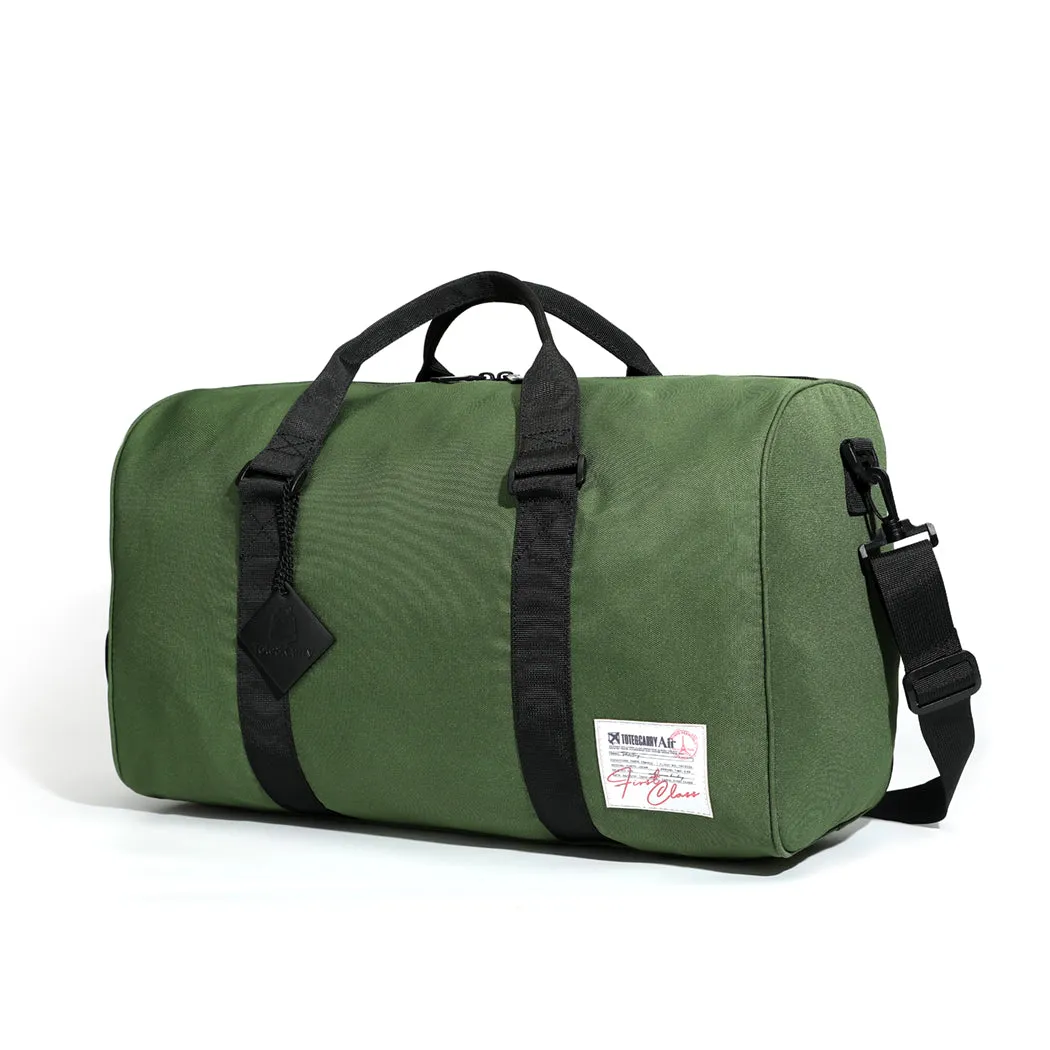 Olive Green Nylon Travel Bag