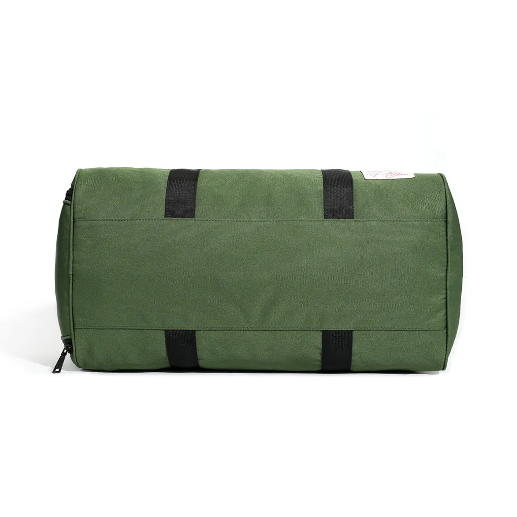 Olive Green Nylon Travel Bag