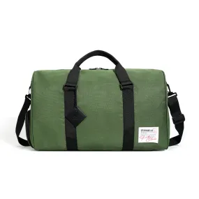 Olive Green Nylon Travel Bag