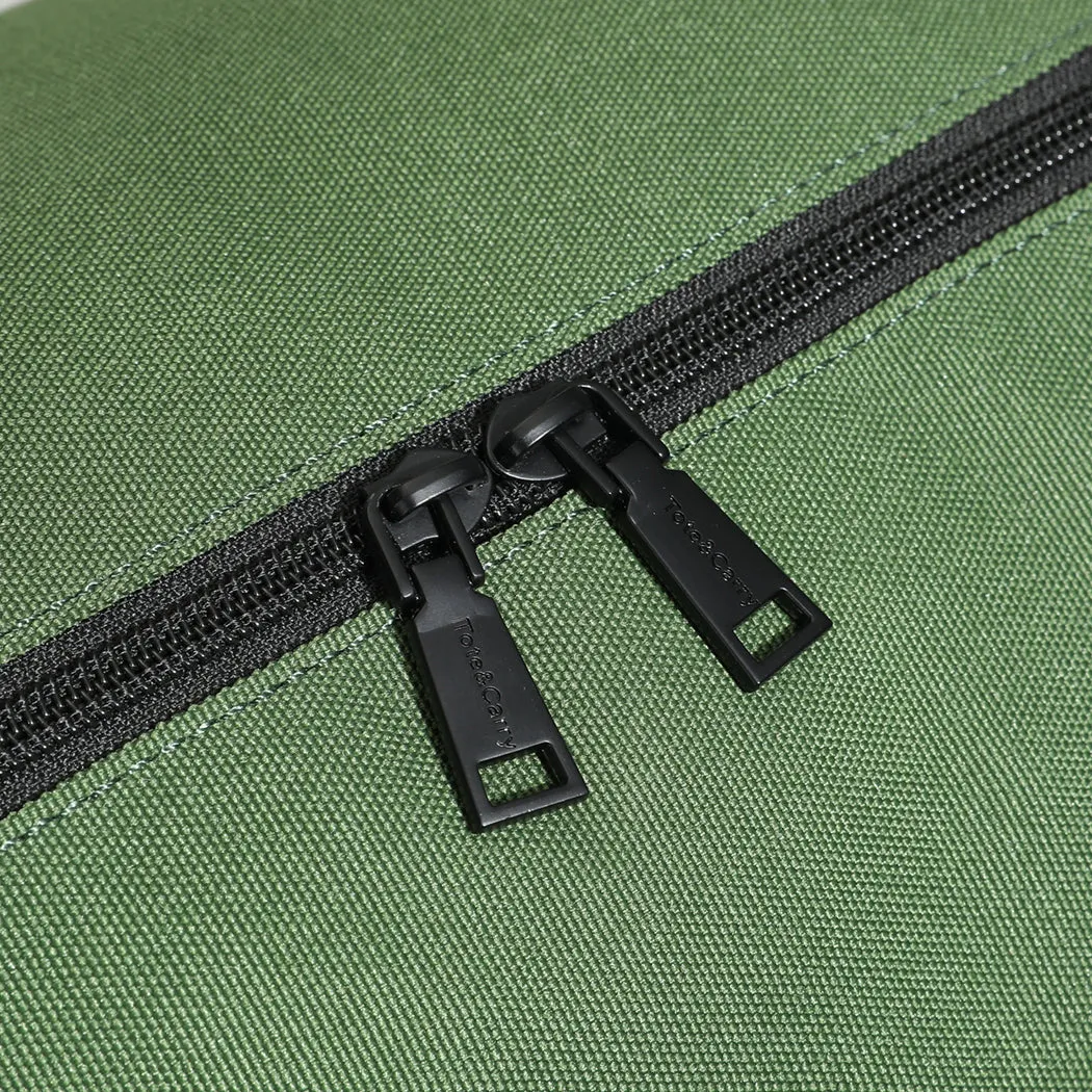 Olive Green Nylon Travel Bag