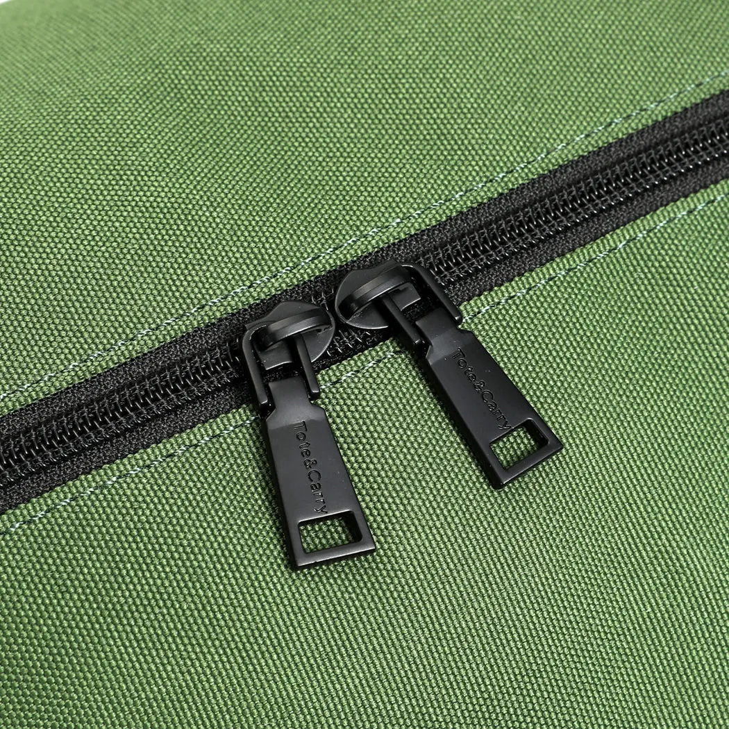 Olive Green Nylon Travel Bag