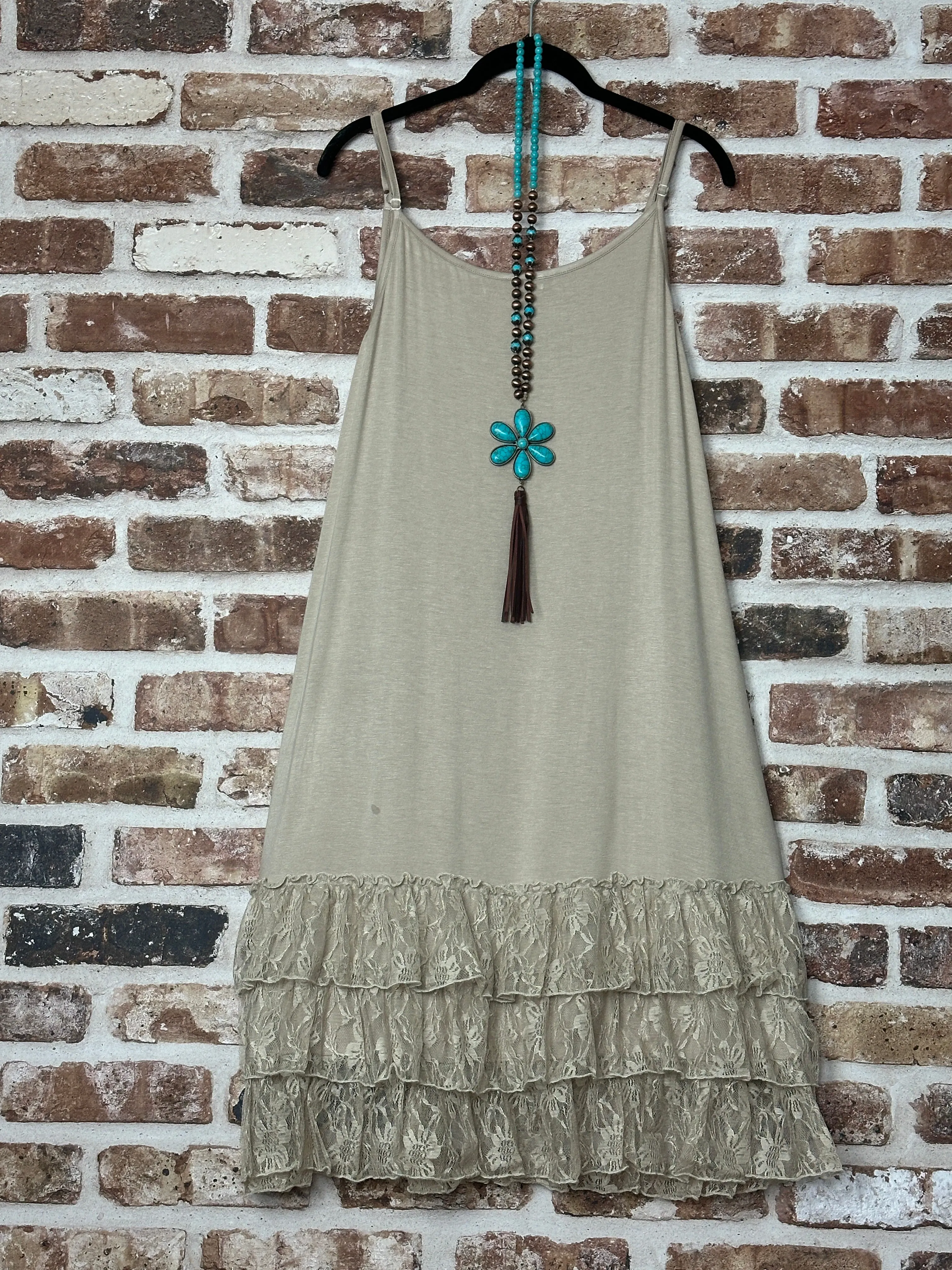 Optimistic Triple Laced Vintage Inspired Hippie Mocha Extender