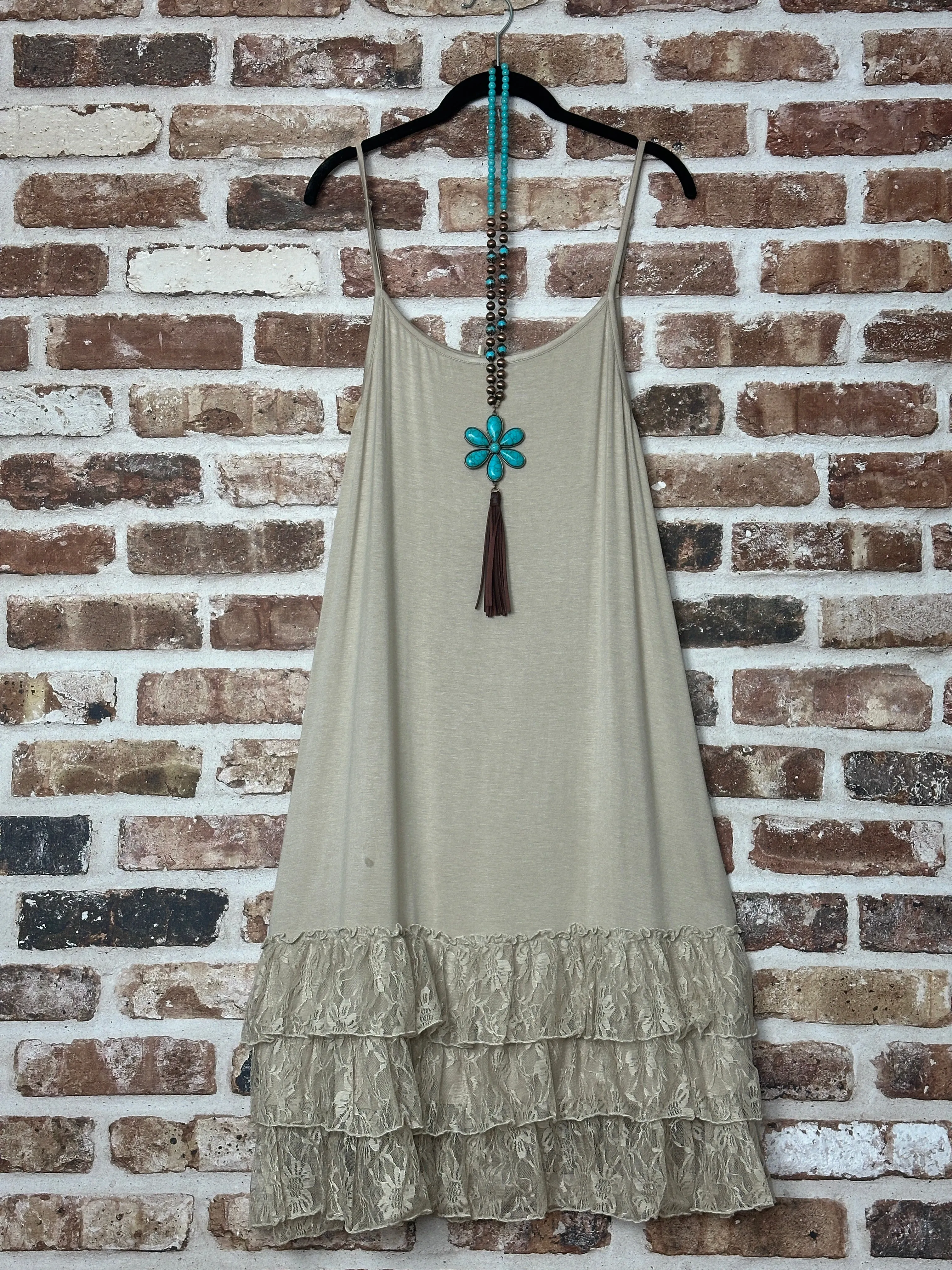 Optimistic Triple Laced Vintage Inspired Hippie Mocha Extender