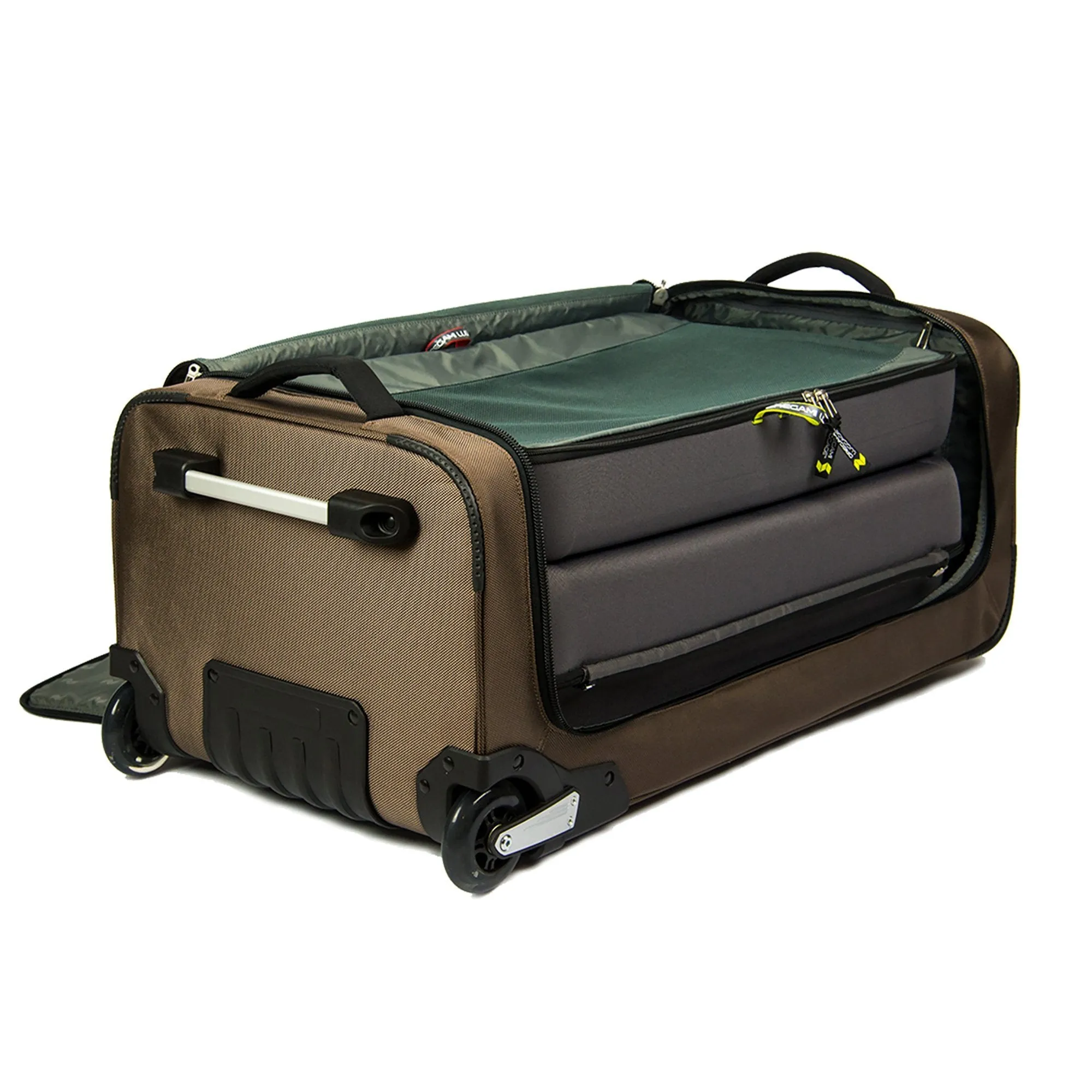 Oregami Rolling Duffle Suitcase with Fold-Out Organizers