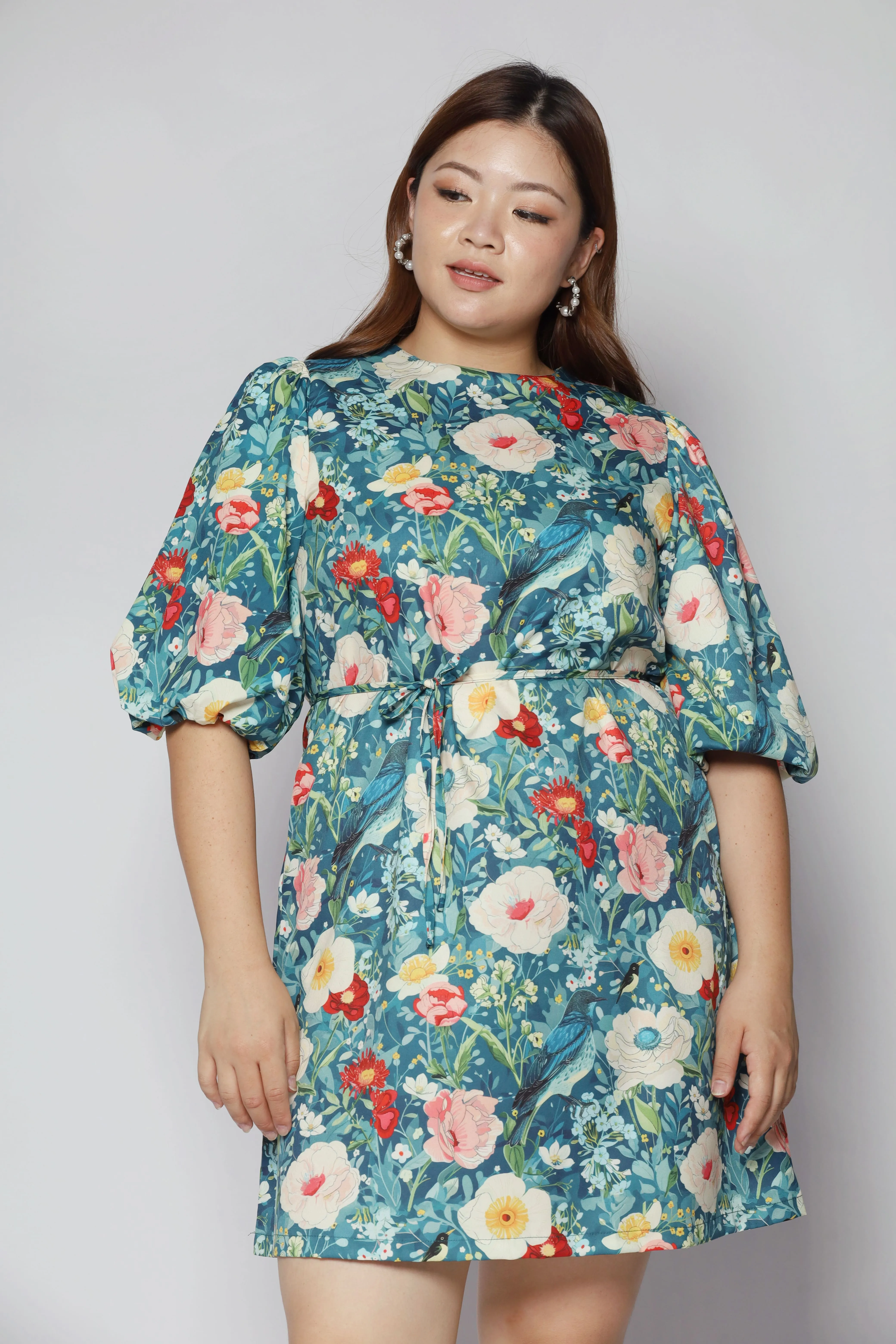 Pam Dress in Orient Blooms