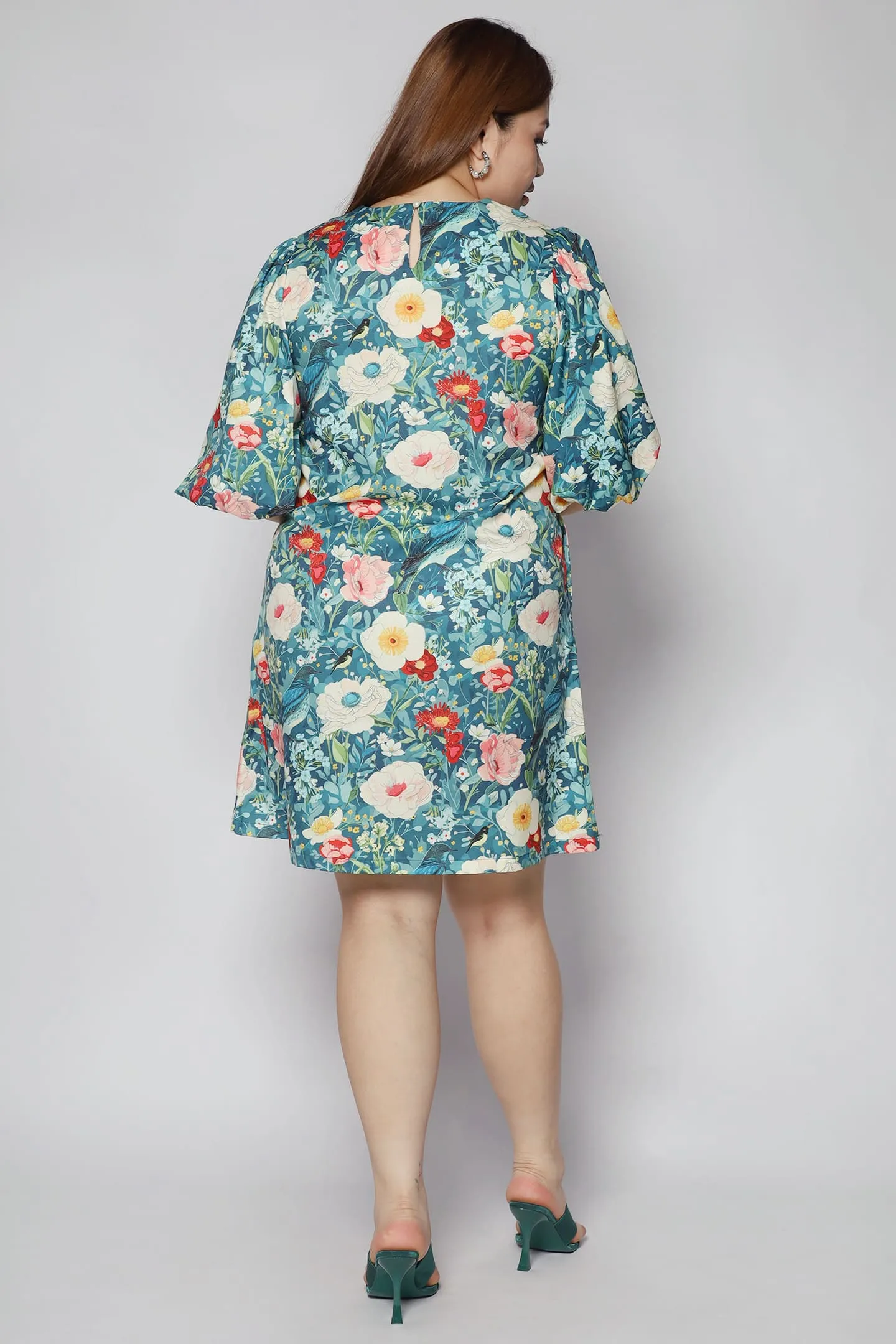 Pam Dress in Orient Blooms