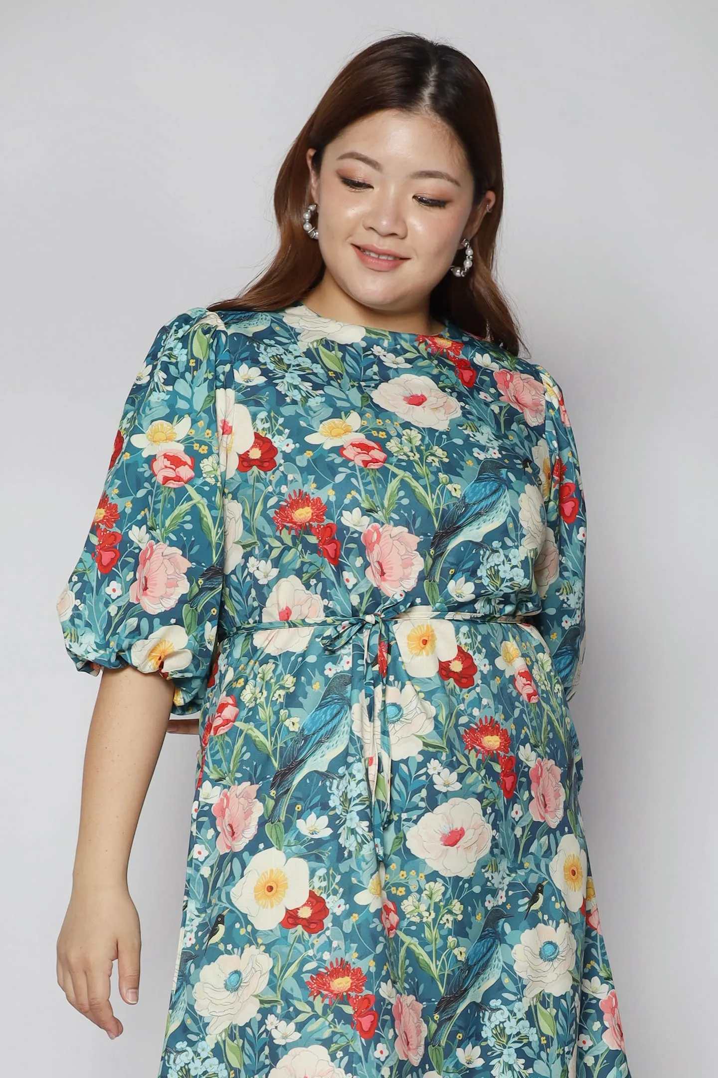 Pam Dress in Orient Blooms