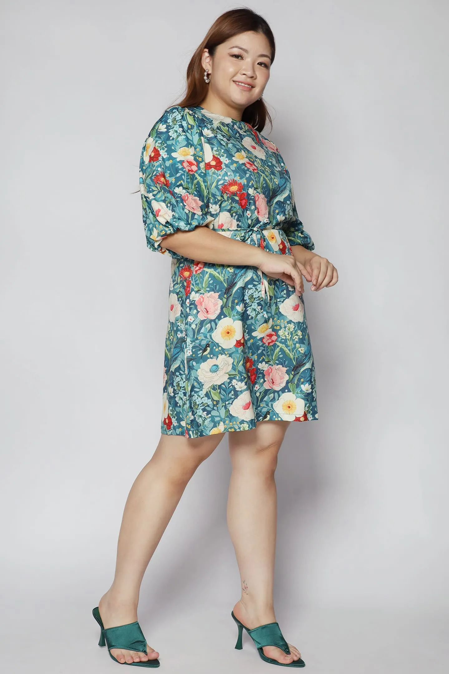 Pam Dress in Orient Blooms