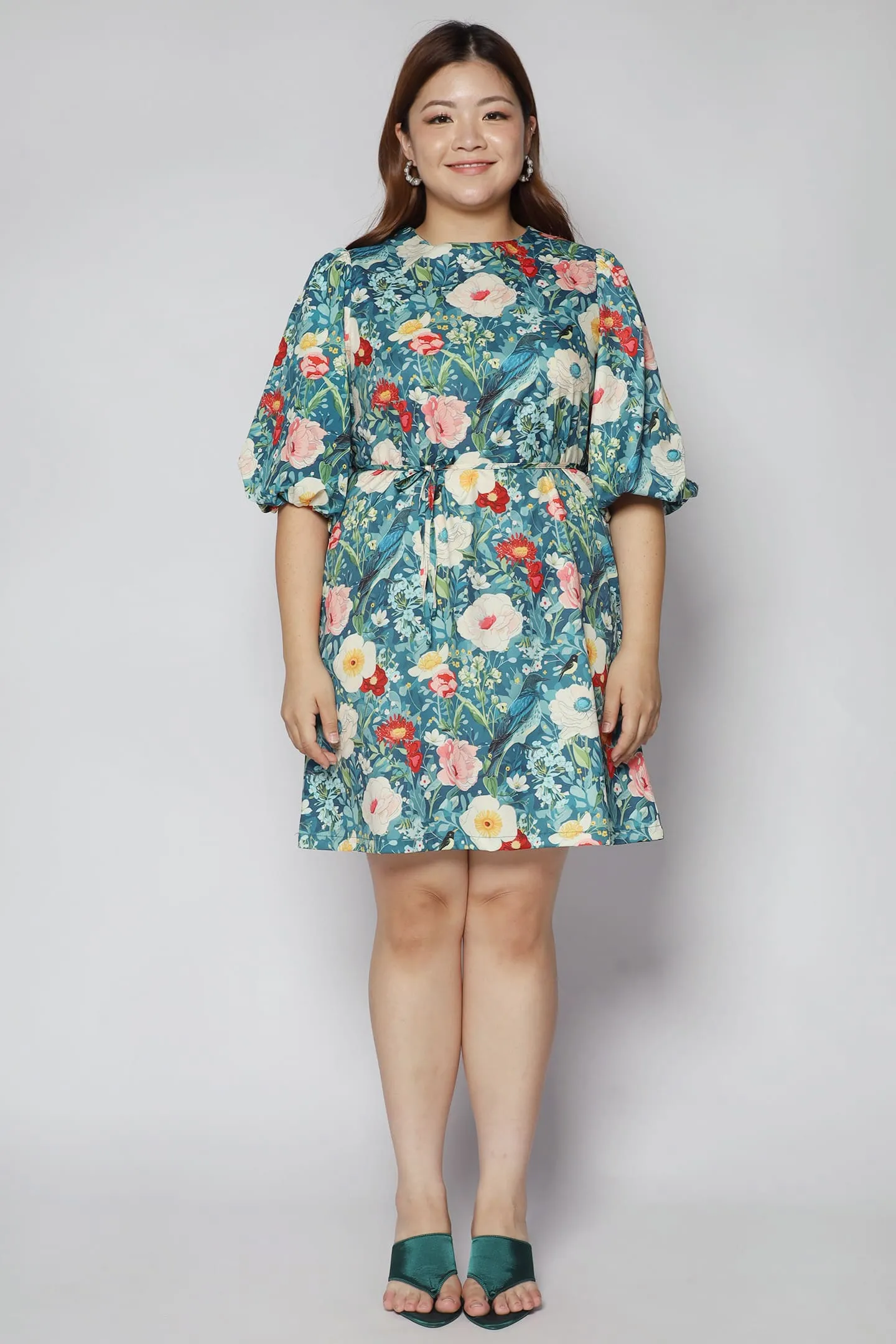 Pam Dress in Orient Blooms