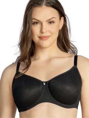 Parfait Pearl Bra Underwired Seamless Minimizer Bra Black | Black Parfait Minimizer Bra | Parfait Pearl Minimizer Bras Black