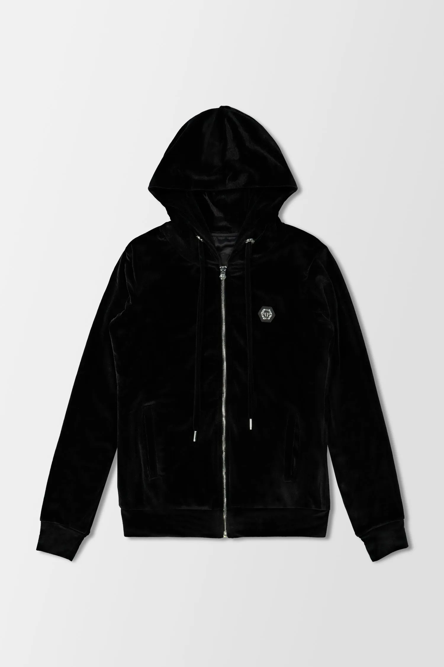 Philipp Plein Black Teddy Bear Hoodie