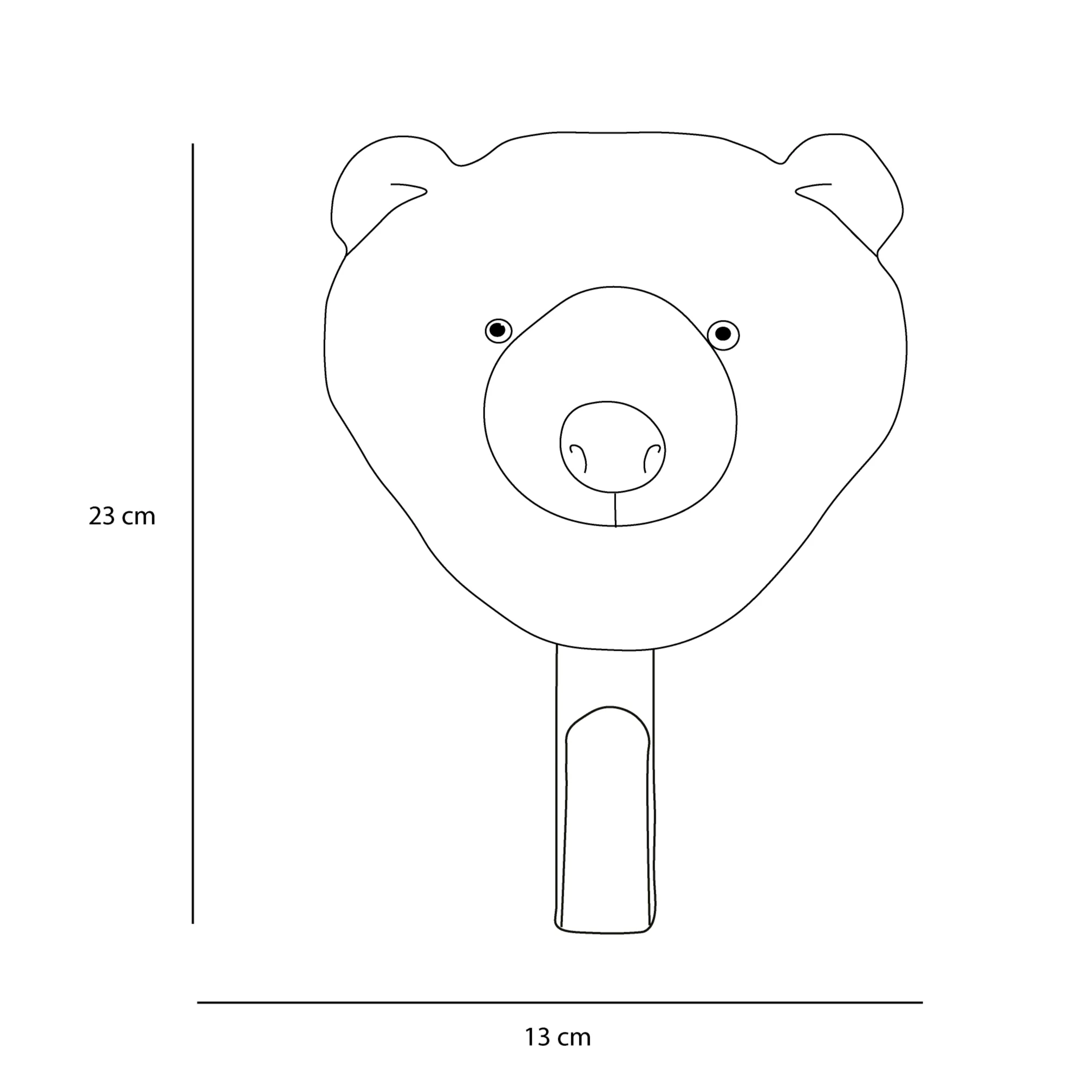 Polar bear coat hanger