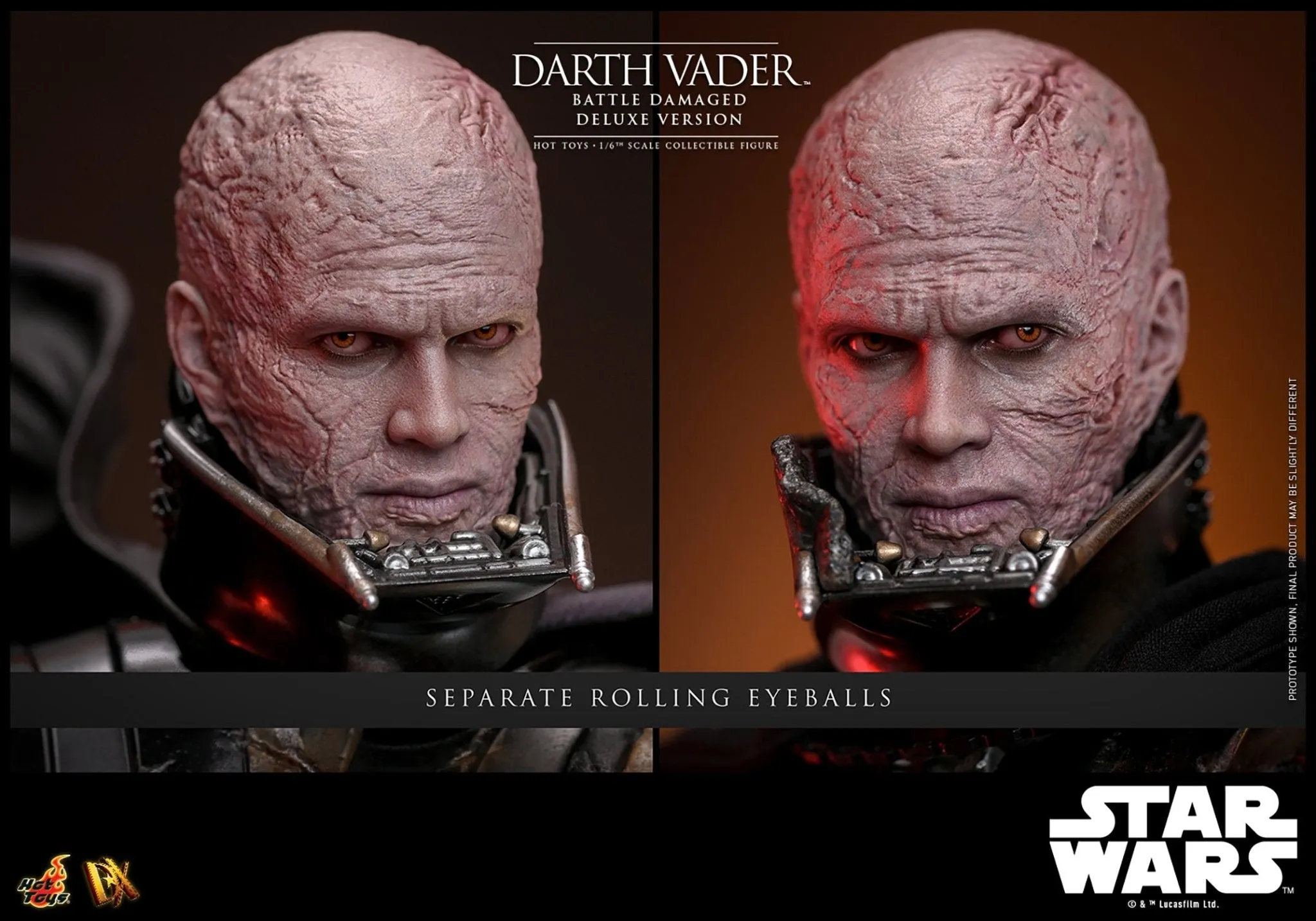 PRE-ORDER: Hot Toys Star Wars Darth Vader (Battle Damaged) (Deluxe Version) Sixth Scale Figure