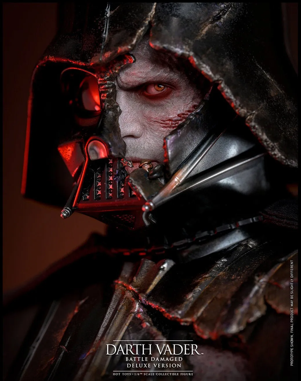 PRE-ORDER: Hot Toys Star Wars Darth Vader (Battle Damaged) (Deluxe Version) Sixth Scale Figure