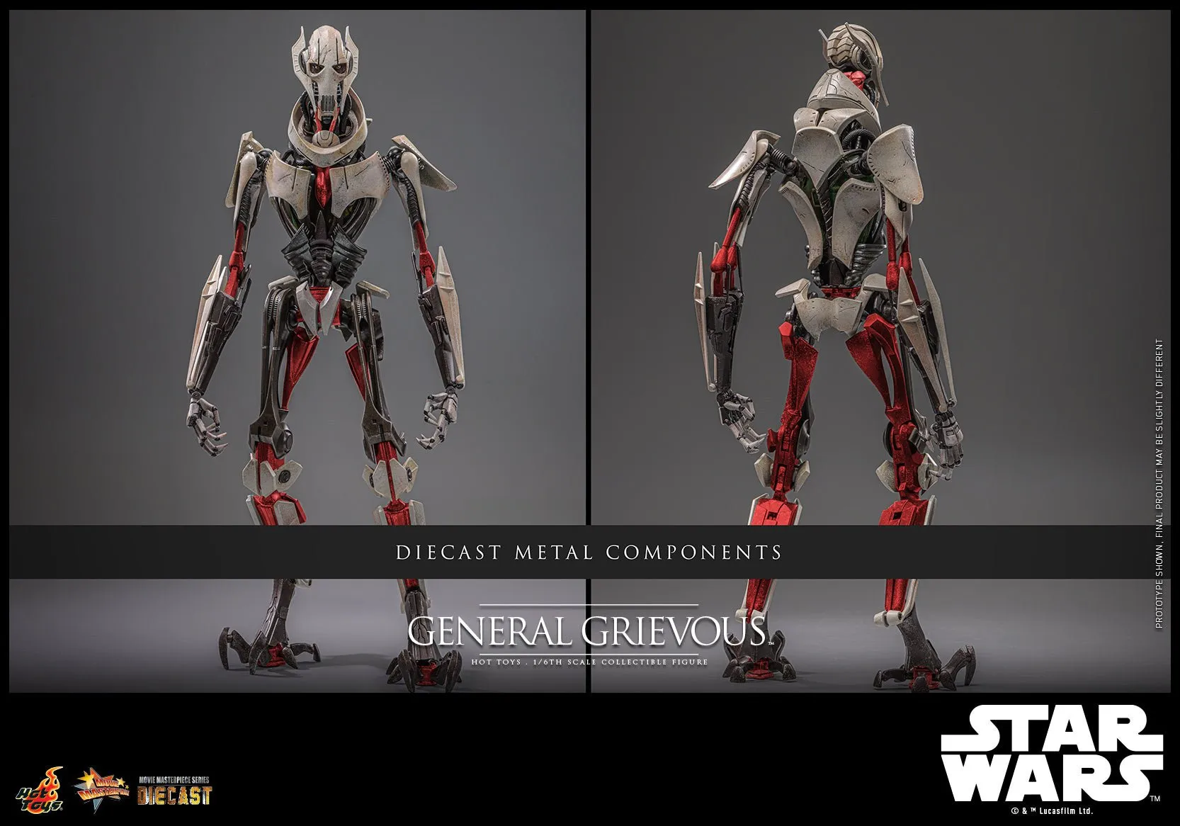 PRE-ORDER: Hot Toys Star Wars General Grievous Sixth Scale Figure