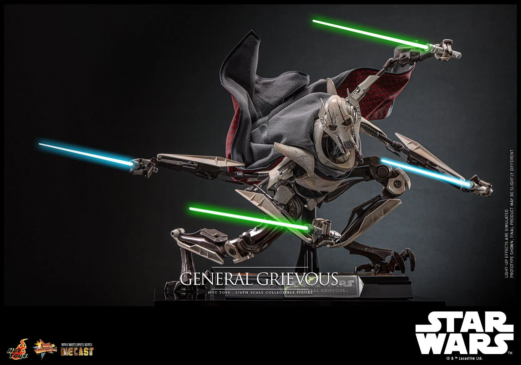 PRE-ORDER: Hot Toys Star Wars General Grievous Sixth Scale Figure