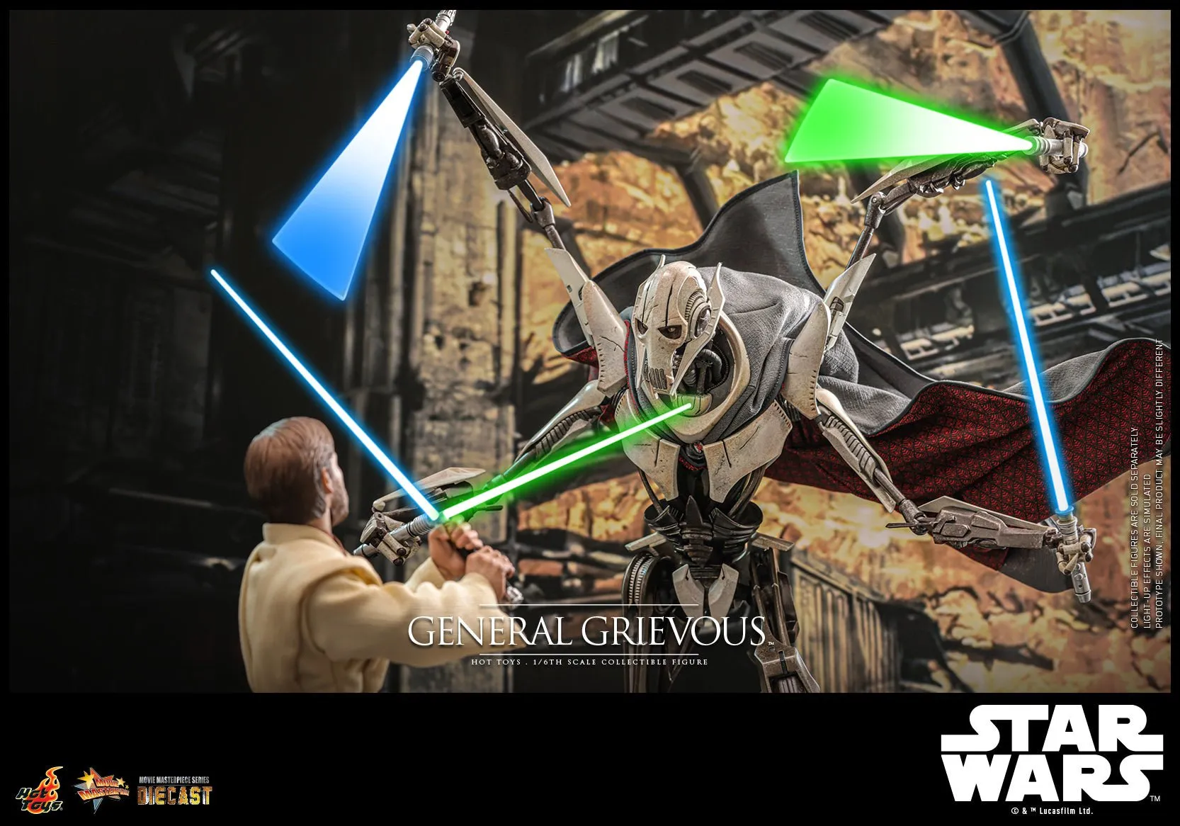 PRE-ORDER: Hot Toys Star Wars General Grievous Sixth Scale Figure