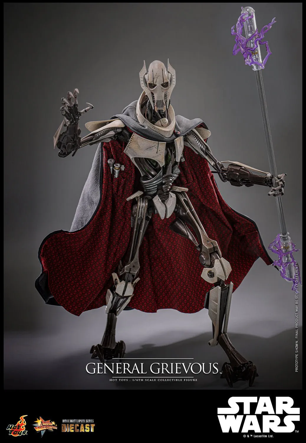 PRE-ORDER: Hot Toys Star Wars General Grievous Sixth Scale Figure