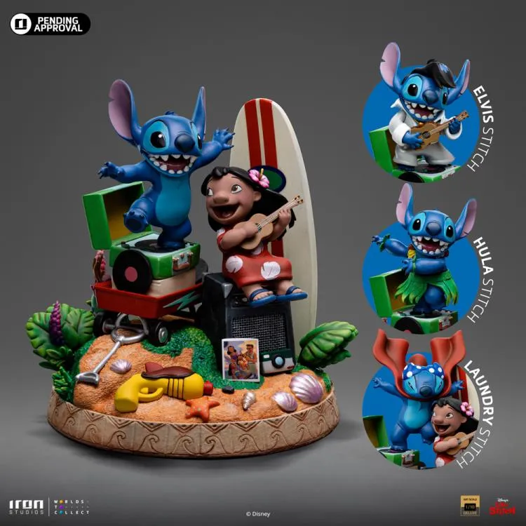 PRE-ORDER: Iron Studios Disney Lilo & Stitch 1/10 Deluxe Art Scale Statue