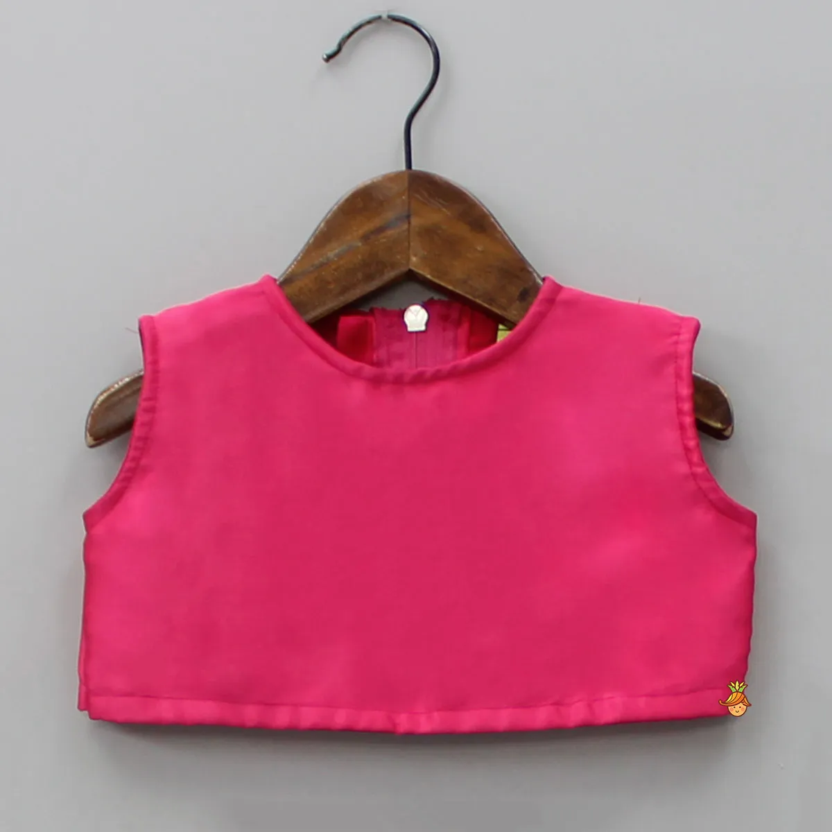 Pre Order: Pink Top With Asymmetric Stylish Cape And Palazzo