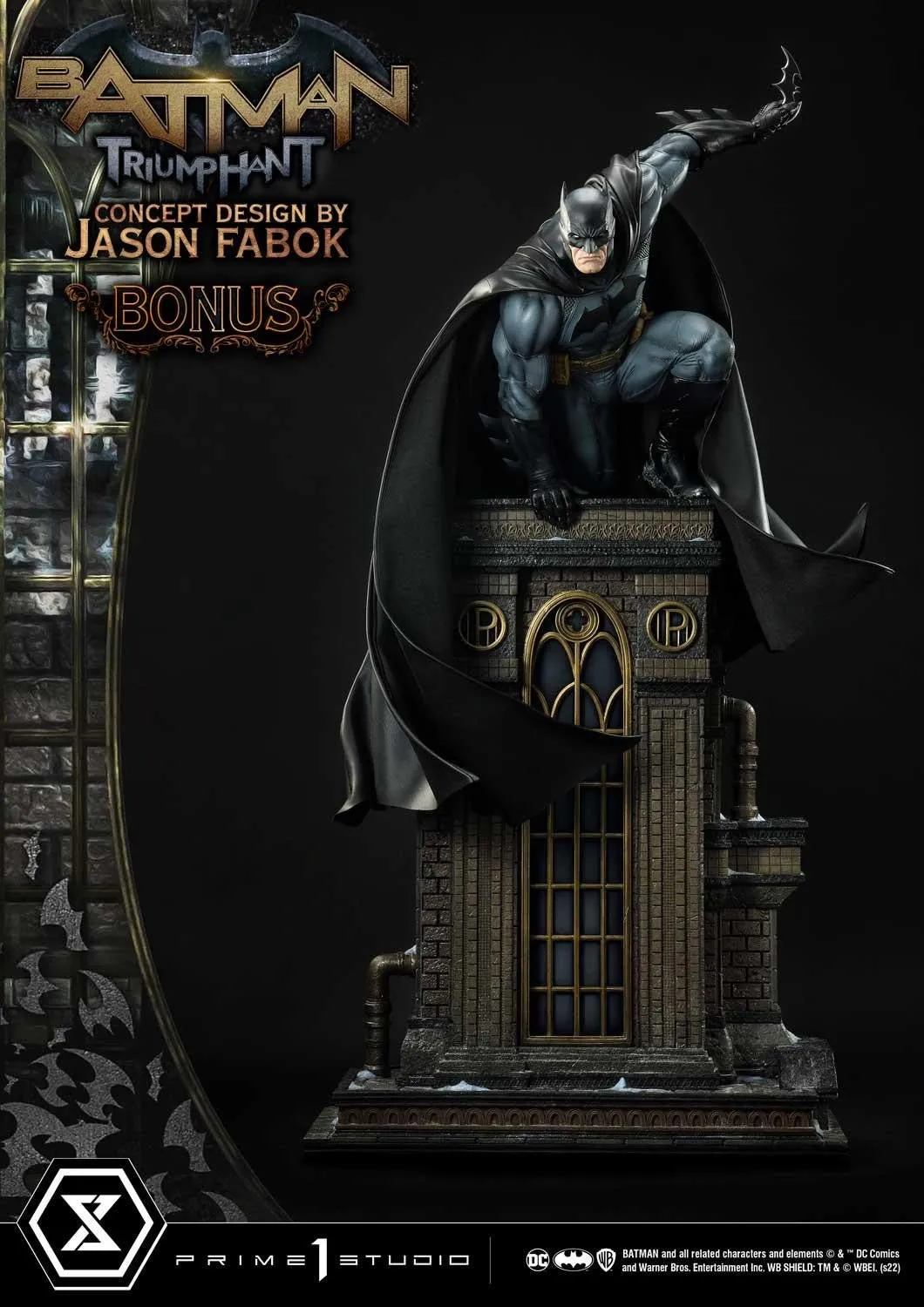 PRE-ORDER: Prime 1 Studio Museum Masterline Batman (Comics) Batman Triumphant (Concept Design By Jason Fabok) Bonus Version 1/3 scale Statue