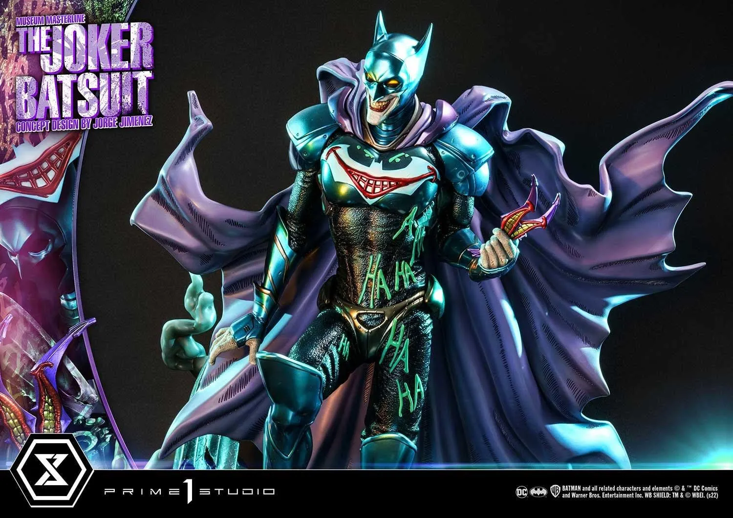 PRE-ORDER: Prime 1 Studio Museum Masterline Batman (Comics) The Joker Batsuit (Concept Design by Jorge Jimenez) Bonus Version 1/3 Scale Statue