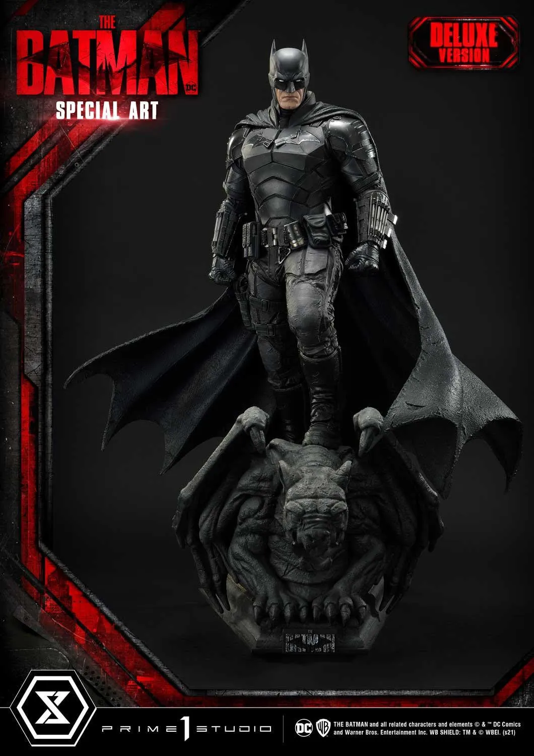 PRE-ORDER: Prime 1 Studio Museum Masterline The Batman (Film) The Batman Special Art Edition DX Bonus Version 1:3 Scale Limited Edition Statue