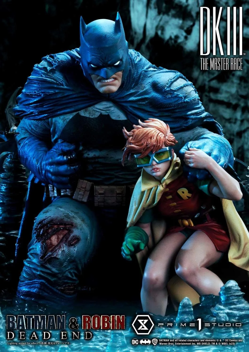 PRE-ORDER: Prime 1 Studio Ultimate Premium Masterline Batman Dark Knight III The Master Race (Comics) Batman & Robin Dead End Ultimate Bonus Version Statue